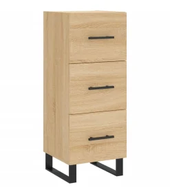 Sale Dressoir 34,5x34x90 cm bewerkt hout sonoma eiken Meubels