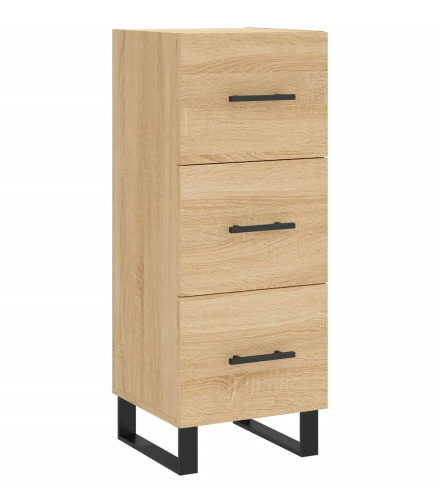 Sale Dressoir 34,5x34x90 cm bewerkt hout sonoma eiken Meubels