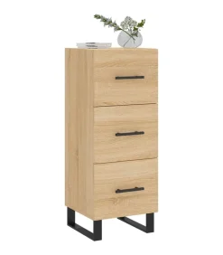 Sale Dressoir 34,5x34x90 cm bewerkt hout sonoma eiken Meubels