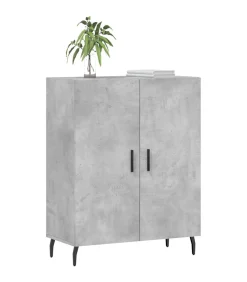 New Dressoir 69,5x34x90 cm bewerkt hout betongrijs Meubels