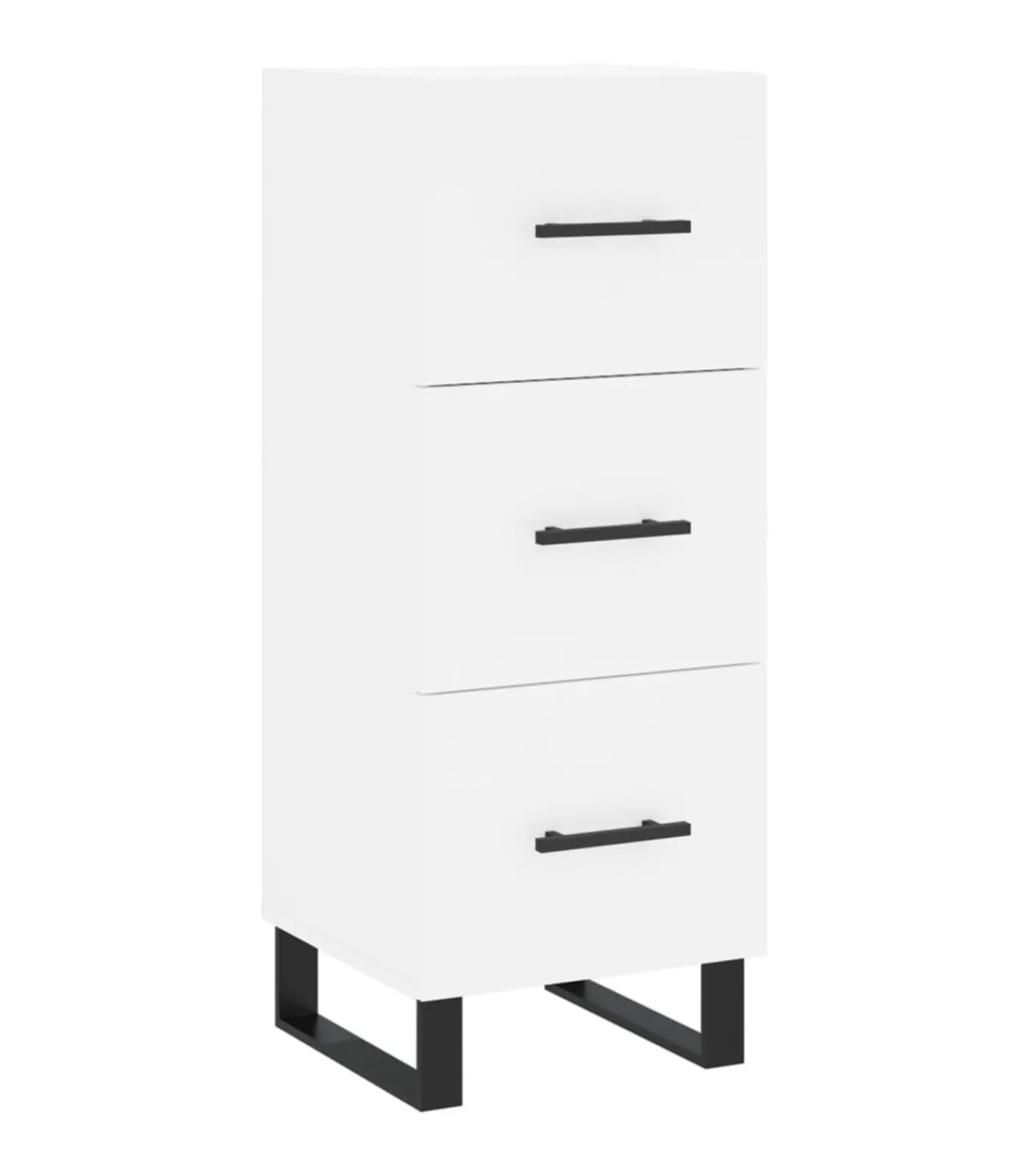 Sale Dressoir 34,5x34x90 cm bewerkt hout wit Meubels