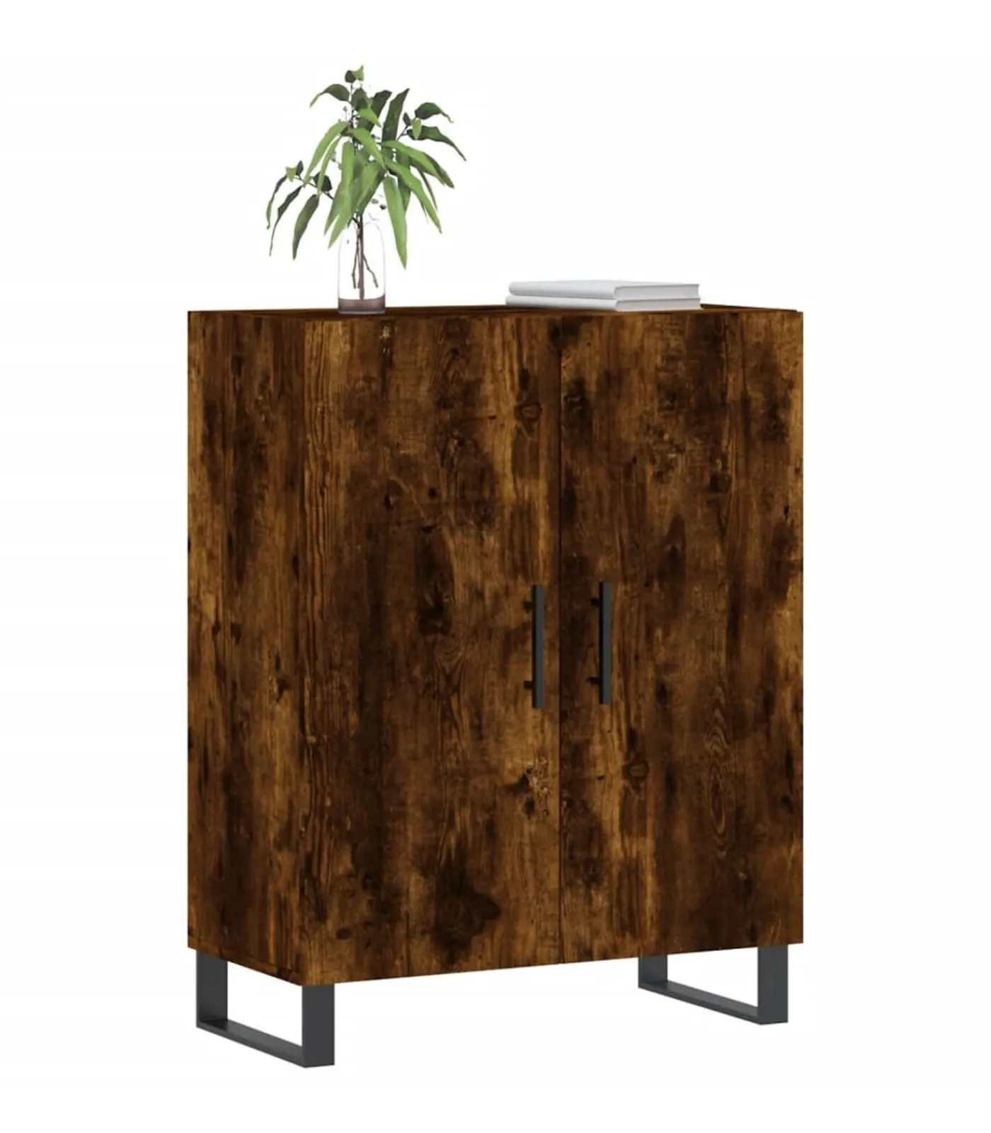 Best Dressoir 69,5x34x90 cm bewerkt hout gerookt eikenkleurig Meubels