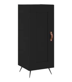New Dressoir 34,5x34x90 cm bewerkt hout zwart Meubels