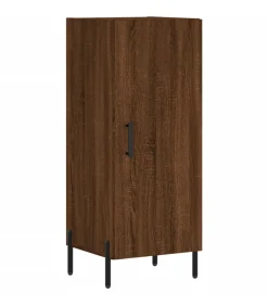 Sale Dressoir 34,5x34x90 cm bewerkt hout bruin eikenkleur Meubels
