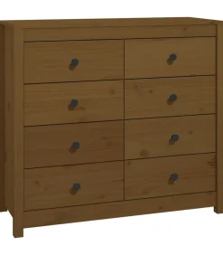 Hot Dressoir 100x40x90 cm massief grenenhout honingbruin Meubels