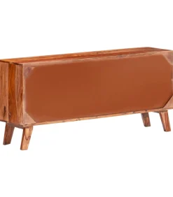 Online Dressoir 120x30x55 cm massief hout grijs Meubels