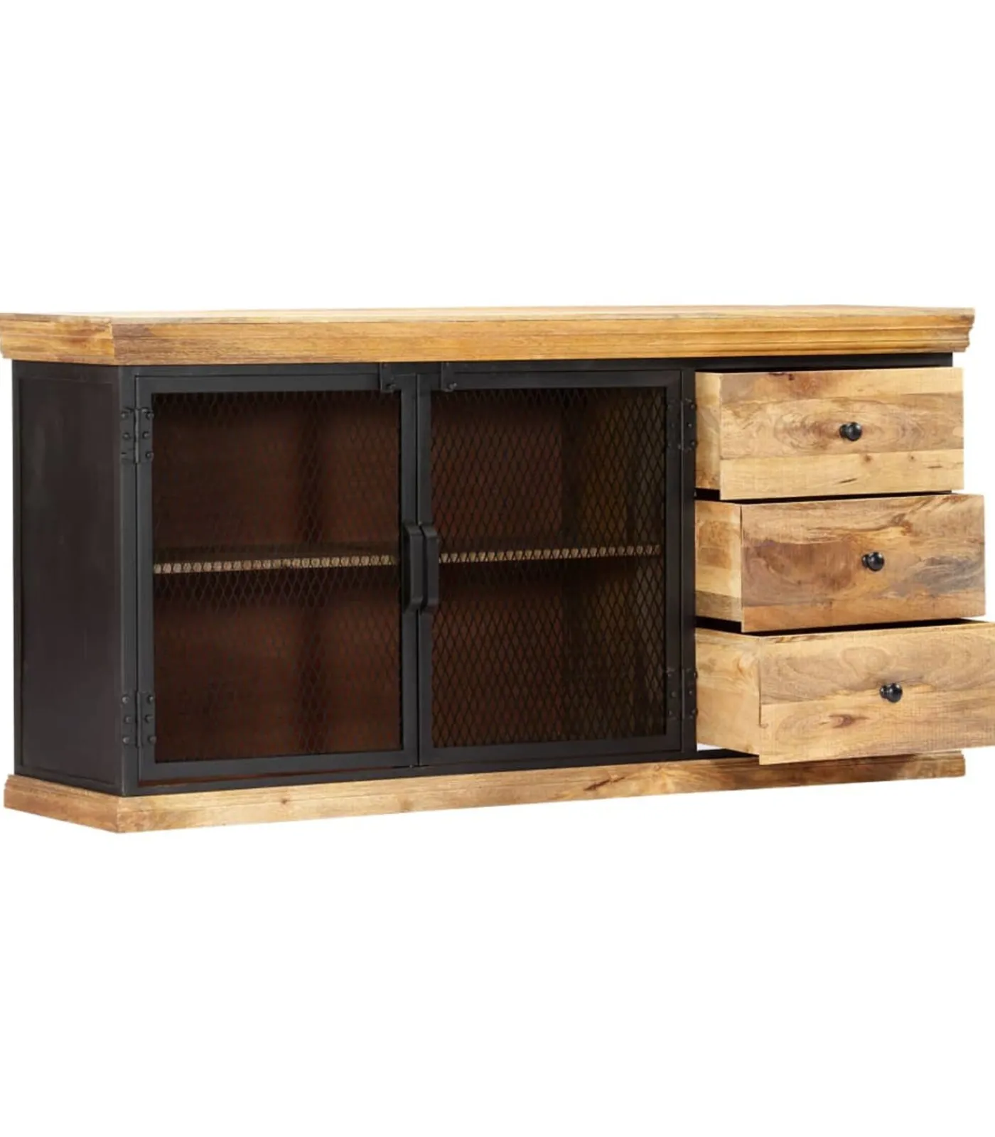 Sale Dressoir 150x40x75 cm massief mangohout Meubels