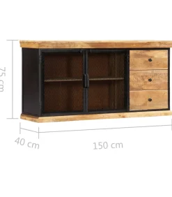 Sale Dressoir 150x40x75 cm massief mangohout Meubels