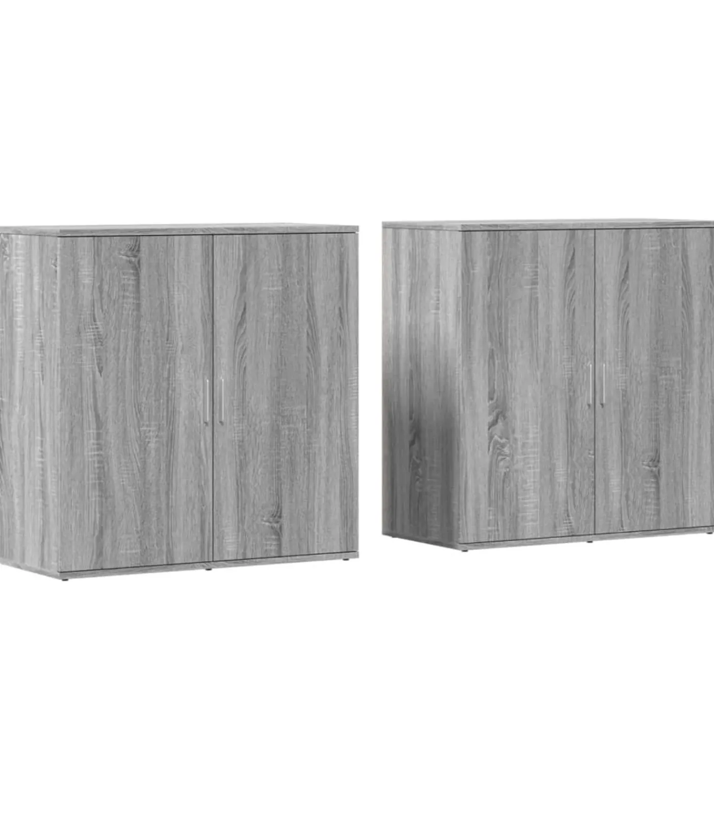 Online Dressoirs 2 st 79x38x80 cm bewerkt hout grijs sonoma eikenkleur Meubels