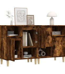 Online Dressoirs 2 st 60x35x70 cm bewerkt hout gerookt eikenkleurig Meubels