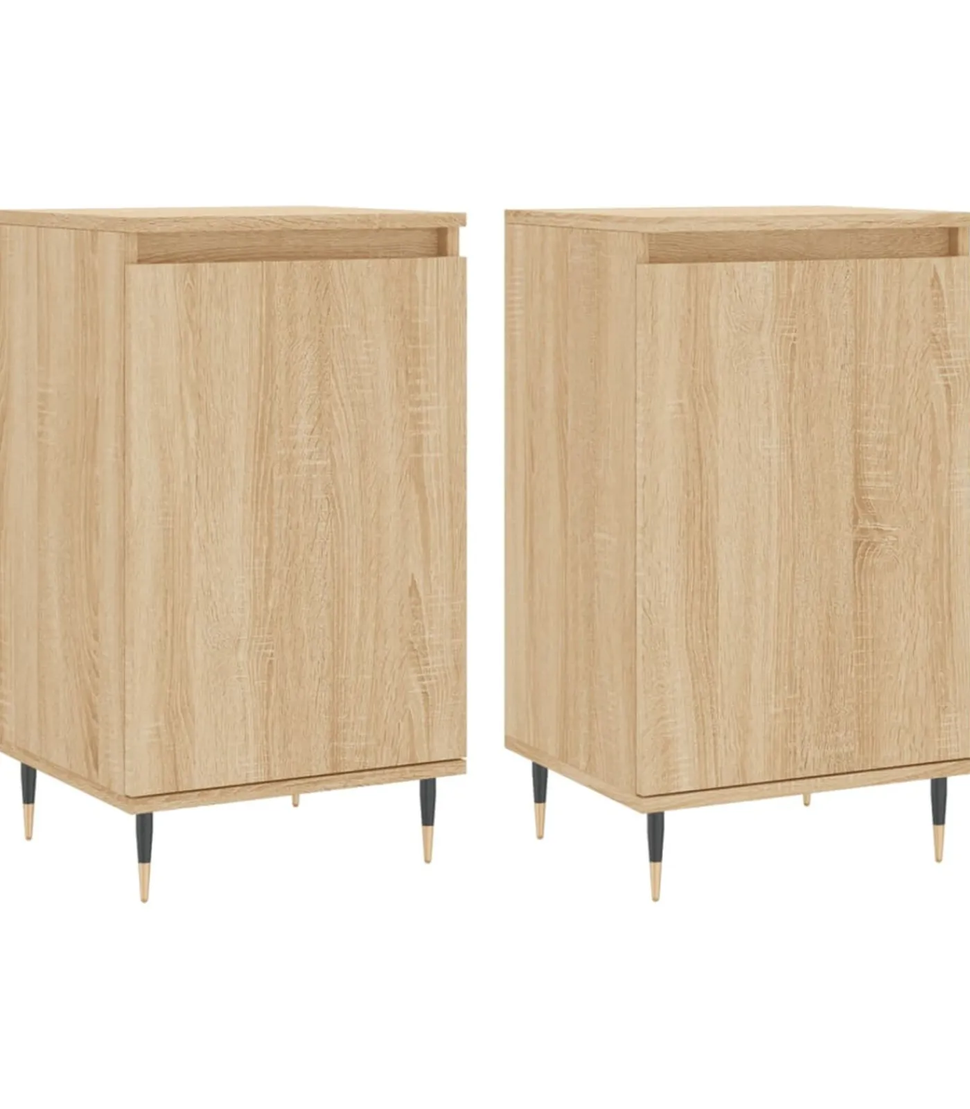 Online Dressoirs 2 st 40x35x70 cm bewerkt hout sonoma eikenkleurig Meubels