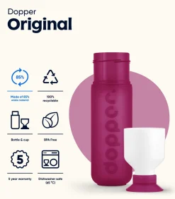 New Drinkfles Original Funky Fuchsia 450ml Keukenaccessoires