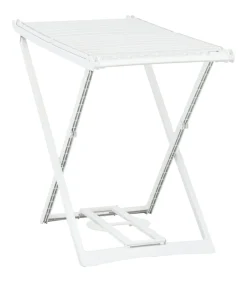 Clearance Droogrek inklapbaar kunststof wit Wassen & Strijken