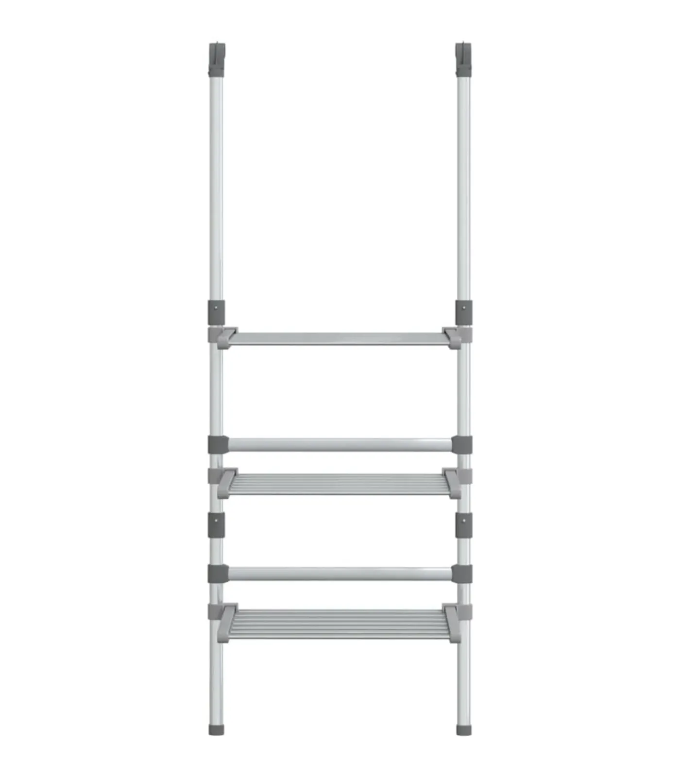 Online Droogrek 3-laags hangend aluminium Wassen & Strijken