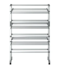 Hot Droogrek met wieltjes 89x64x129 cm aluminium Wassen & Strijken