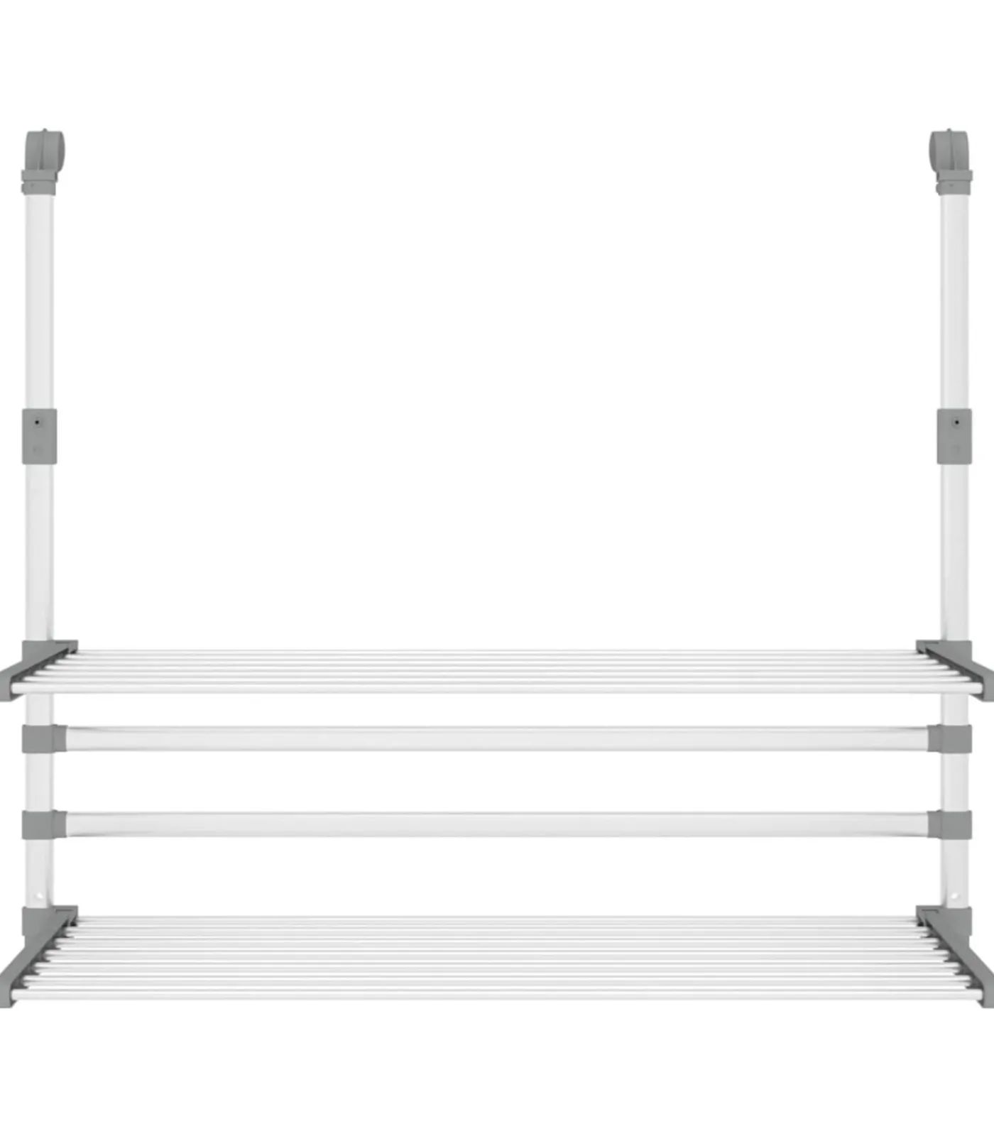 Online Droogrek voor balkon 89x25x(60-95) cm aluminium Wassen & Strijken