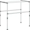 Clearance Droogrek 83x(50-55)x(40-85) cm aluminium Wassen & Strijken