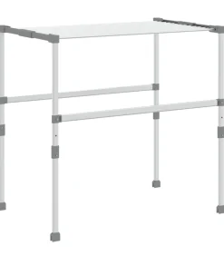Clearance Droogrek 83x(50-55)x(40-85) cm aluminium Wassen & Strijken