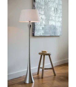 Best Drum Lampenkap Polycotton - Wit - 45x35x25cm Lampenkappen