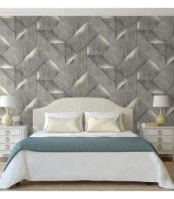 Clearance Behang Onyx donkergrijs Decoratie