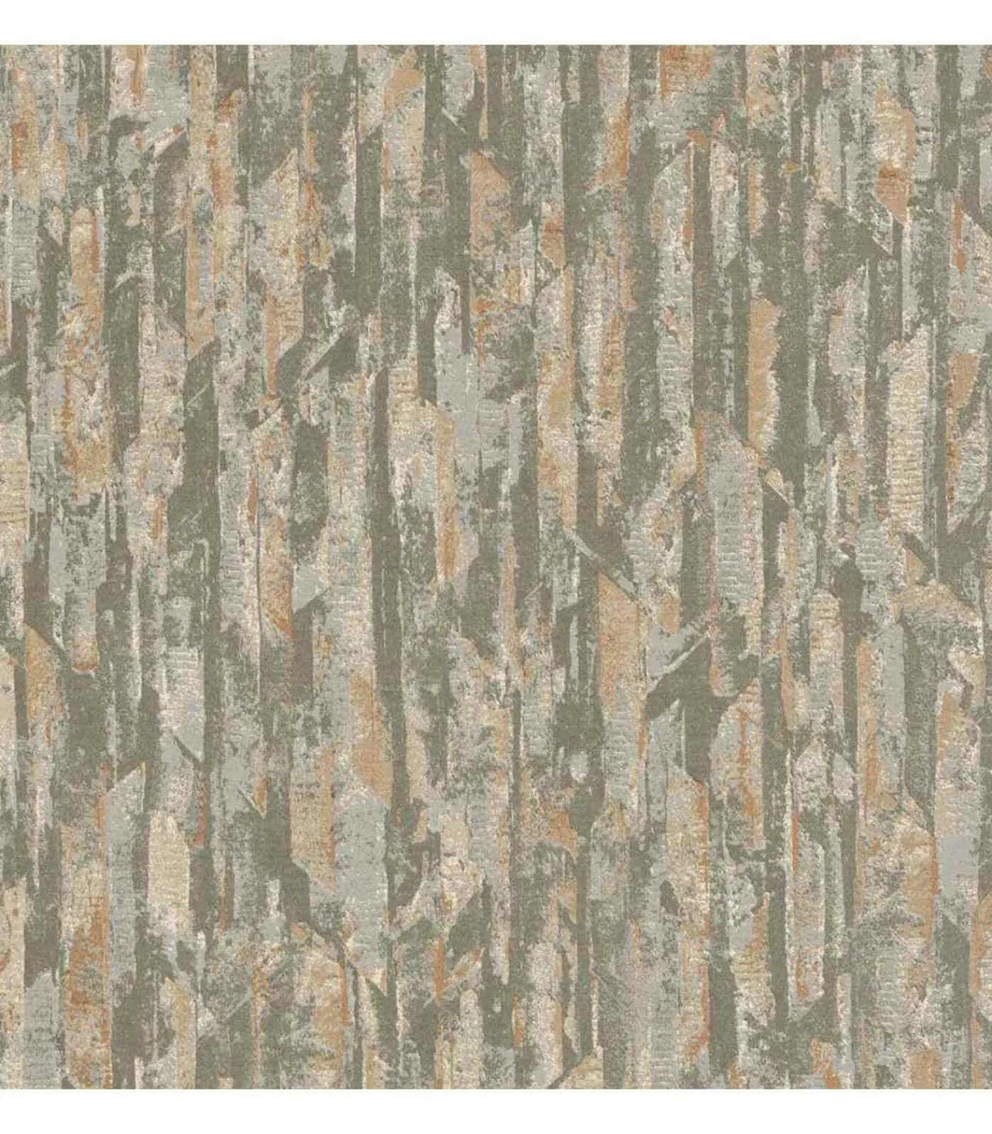 Online Behang Phoenix groen en beige Decoratie