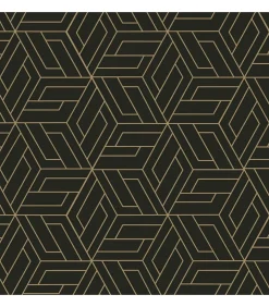 DUTCH WANDBEKLEDING Behang Cobra Zwart Decoratie