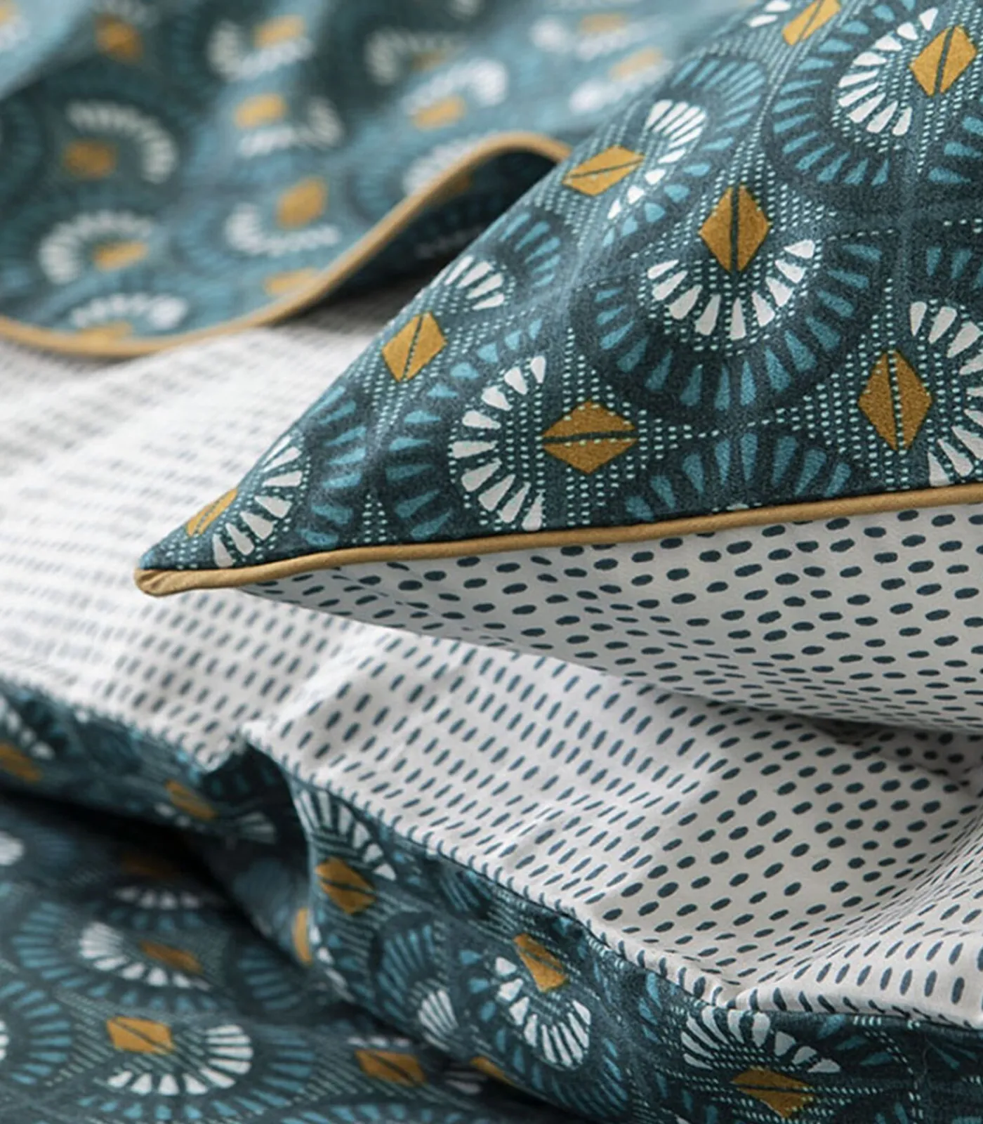 Eclipse - Dekbedovertrek in katoen perkal met print Dekbedovertrekken