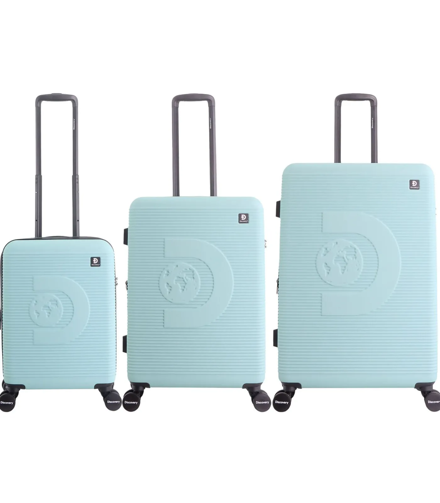 Clearance Eclipse Reiskofferset 54.5/67/77 cm (S/M/L) 8 wielen Trolleys