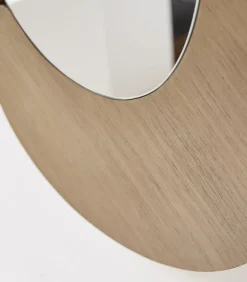 Discount Eda - Ovale spiegel in licht mindihout 115 x 75 cm Spiegels