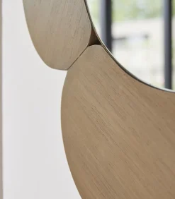 Discount Eda - Ovale spiegel in licht mindihout 115 x 75 cm Spiegels