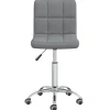 Sale Eetkamerstoel draaibaar stof lichtgrijs Stoelen