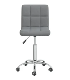 Sale Eetkamerstoel draaibaar stof lichtgrijs Stoelen