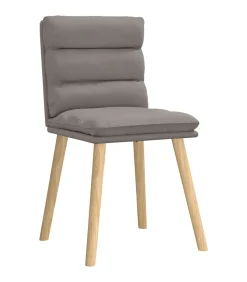 Best Eetkamerstoelen 4 st draaibaar stof taupe Stoelen
