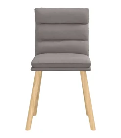 Best Eetkamerstoelen 4 st draaibaar stof taupe Stoelen