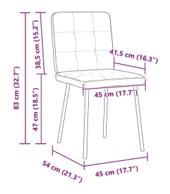 Eetkamerstoelen 6 st fluweel geel Stoelen