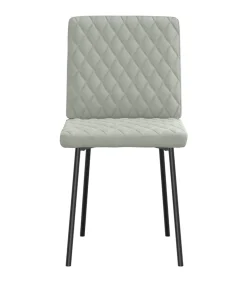 New Eetkamerstoelen 6 st fluweel lichtgrijs Stoelen