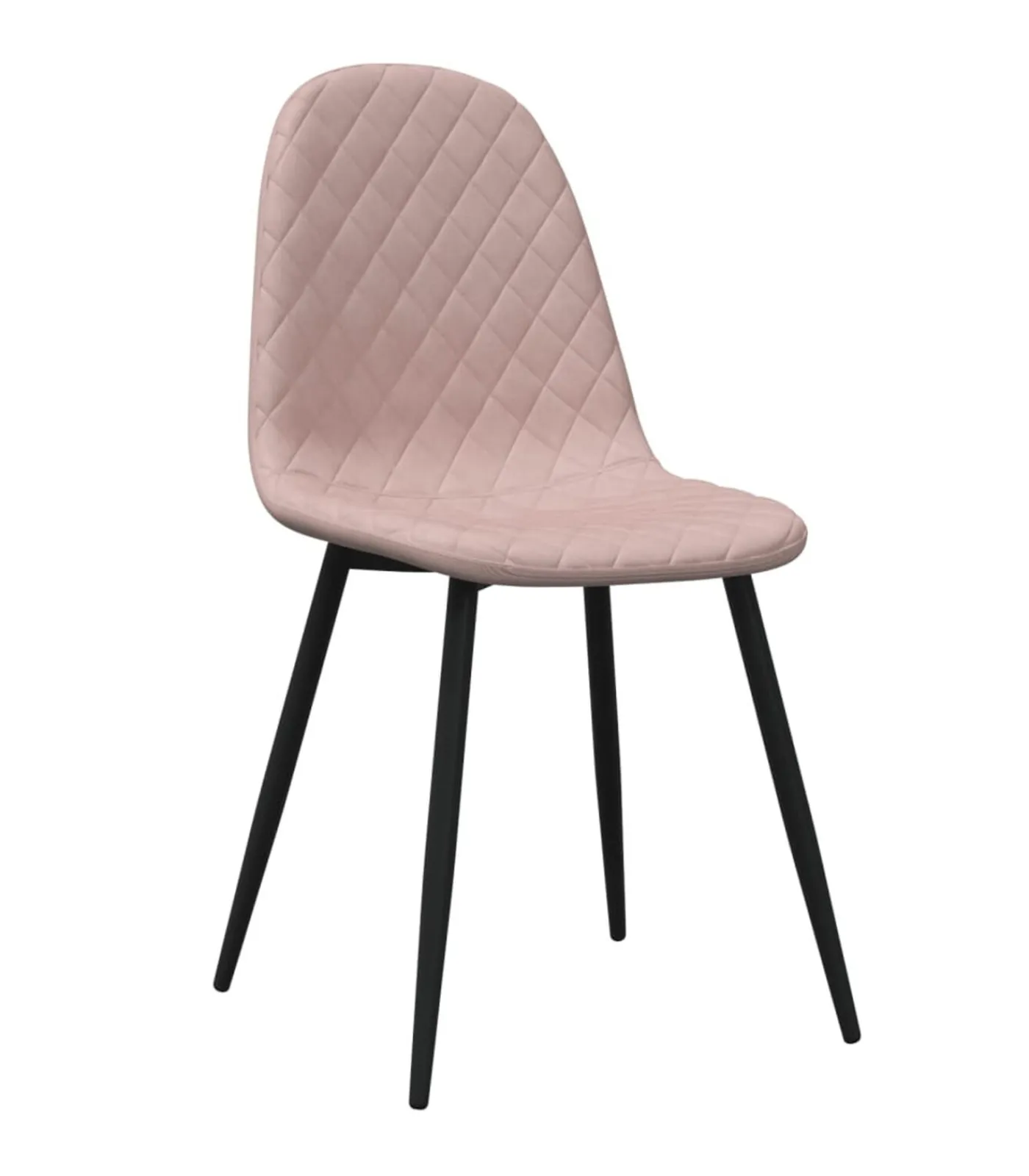 Online Eetkamerstoelen 2 st fluweel roze Stoelen
