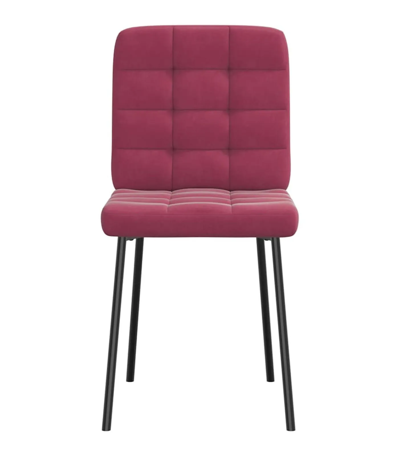 Online Eetkamerstoelen 6 st fluweel wijnrood Stoelen