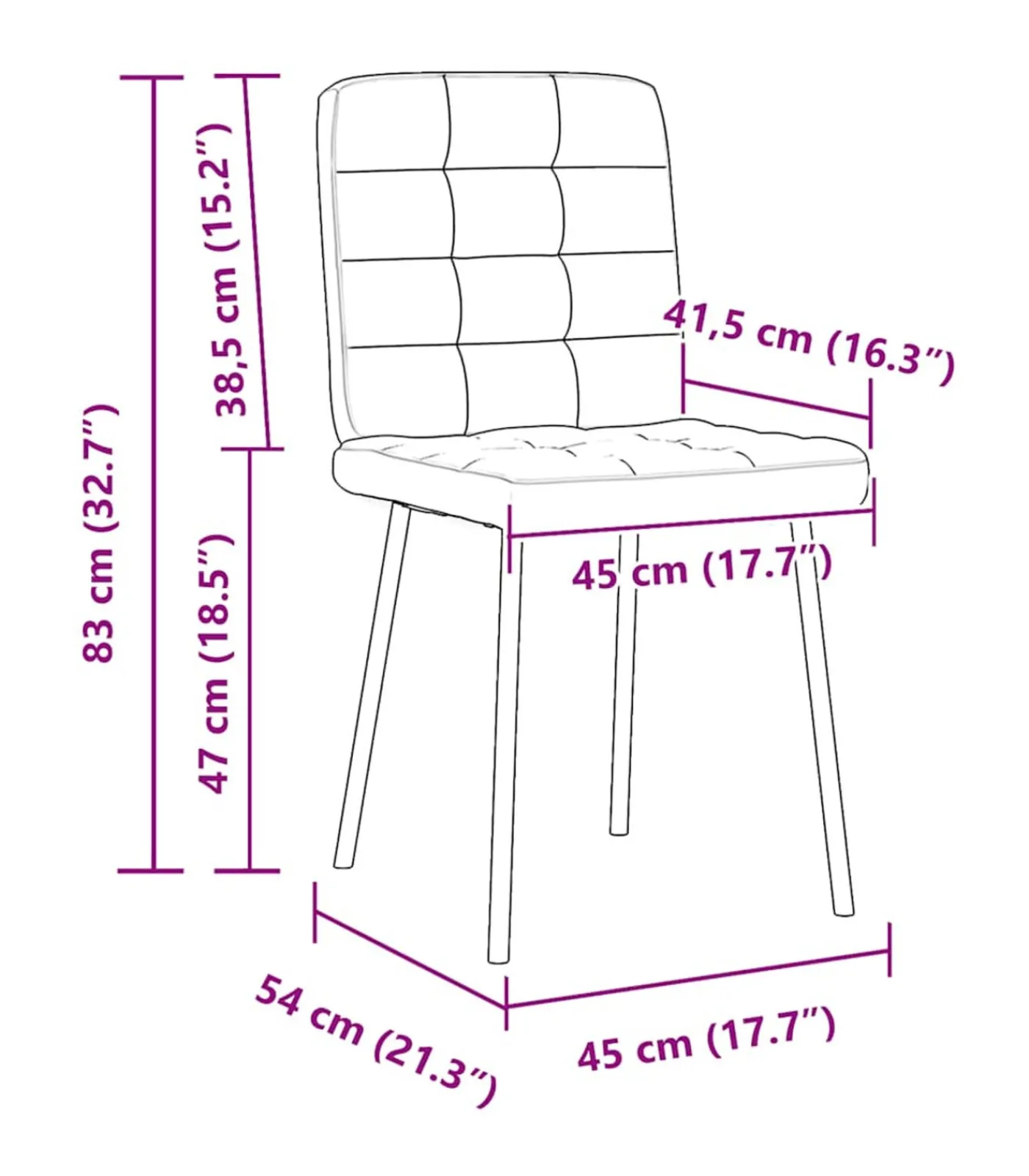 Online Eetkamerstoelen 6 st fluweel wijnrood Stoelen