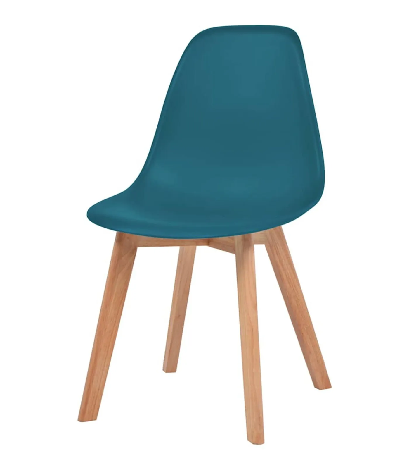 Sale Eetkamerstoelen 4 st kunststof turquoise Stoelen