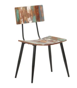 New Eetkamerstoelen 4 st massief gerecycled hout Stoelen