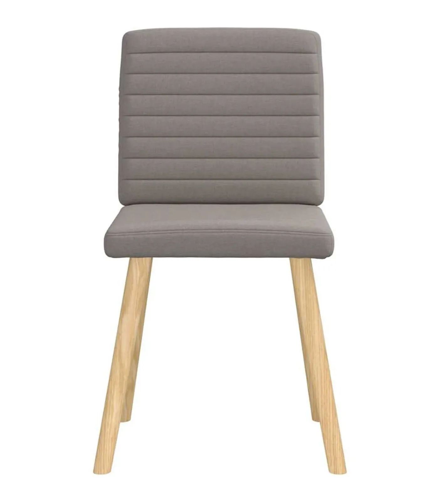 New Eetkamerstoelen 6 st stof taupe Stoelen
