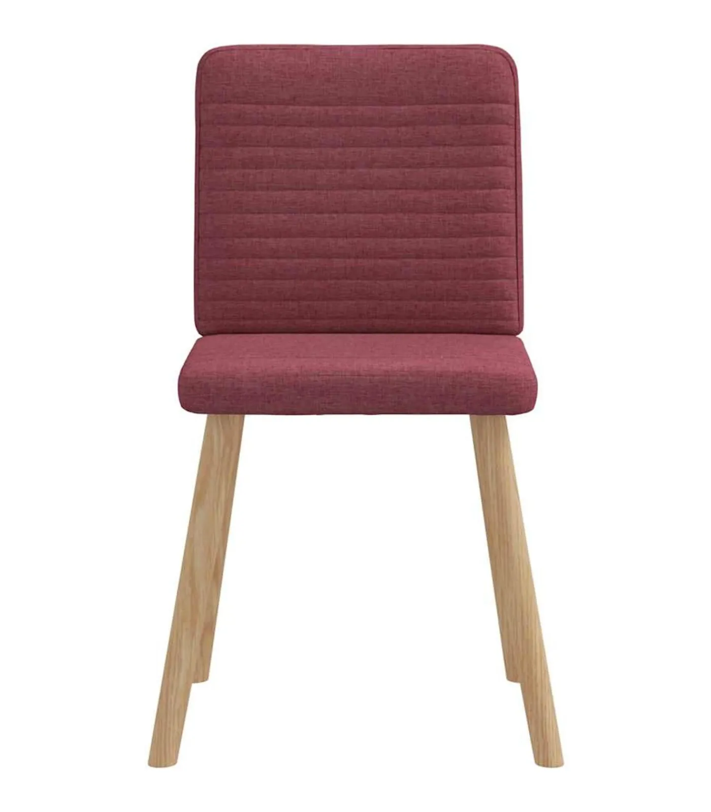 Best Eetkamerstoelen 4 st stof wijnrood Stoelen