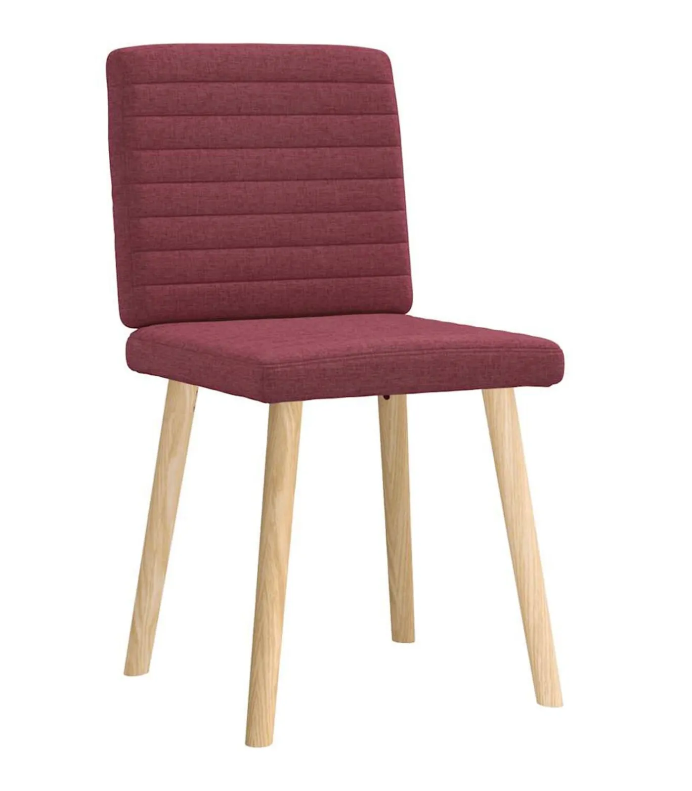 Best Eetkamerstoelen 2 st stof wijnrood Stoelen