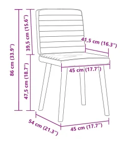 Best Eetkamerstoelen 2 st stof wijnrood Stoelen