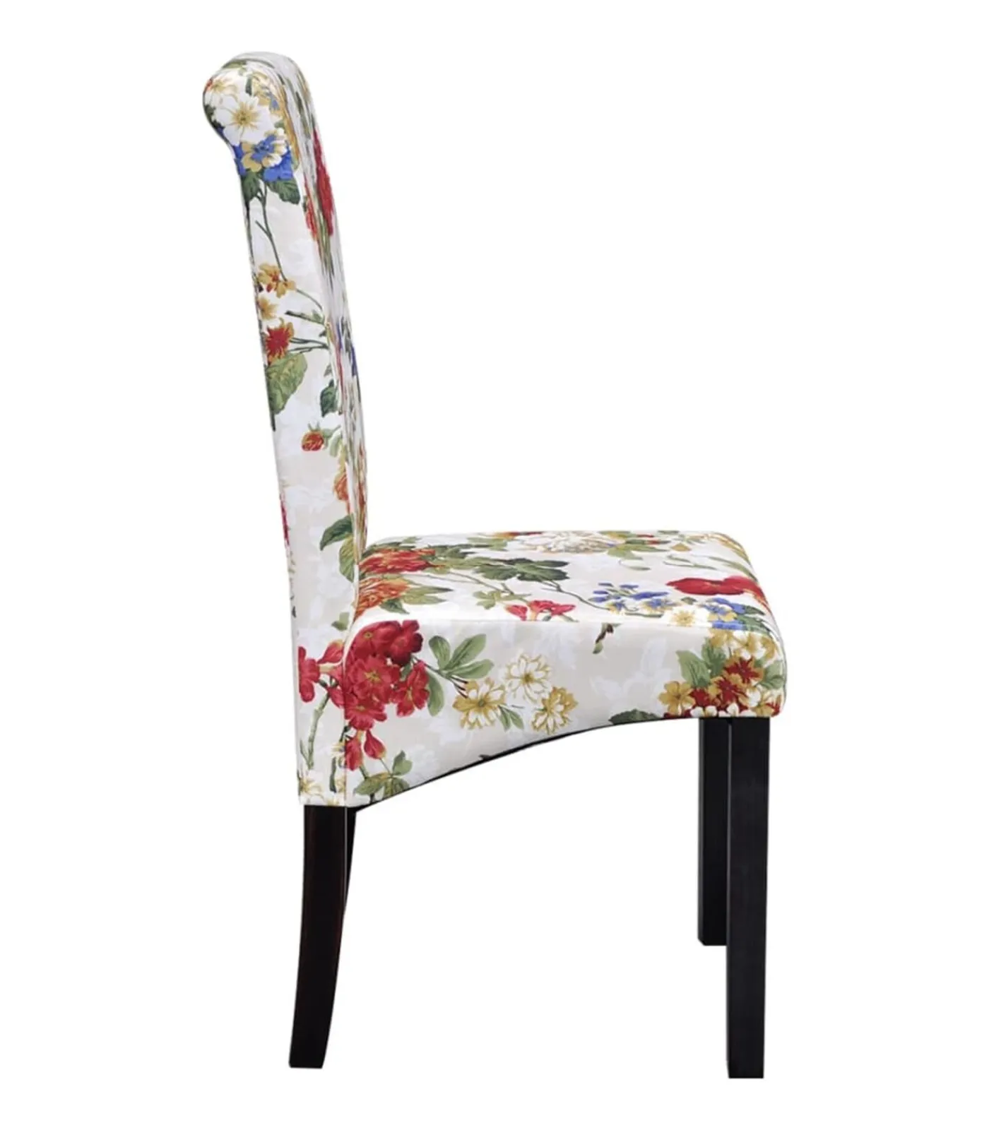 Discount Eetkamerstoelen 6 st stof meerkleurig Stoelen