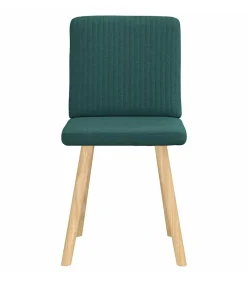 Best Eetkamerstoelen 2 st stof donkergroen Stoelen