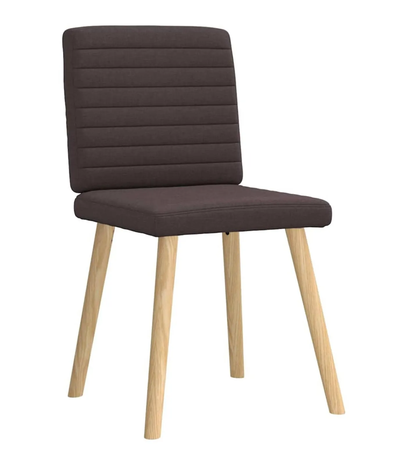 Clearance Eetkamerstoelen 4 st stof donkerbruin Stoelen
