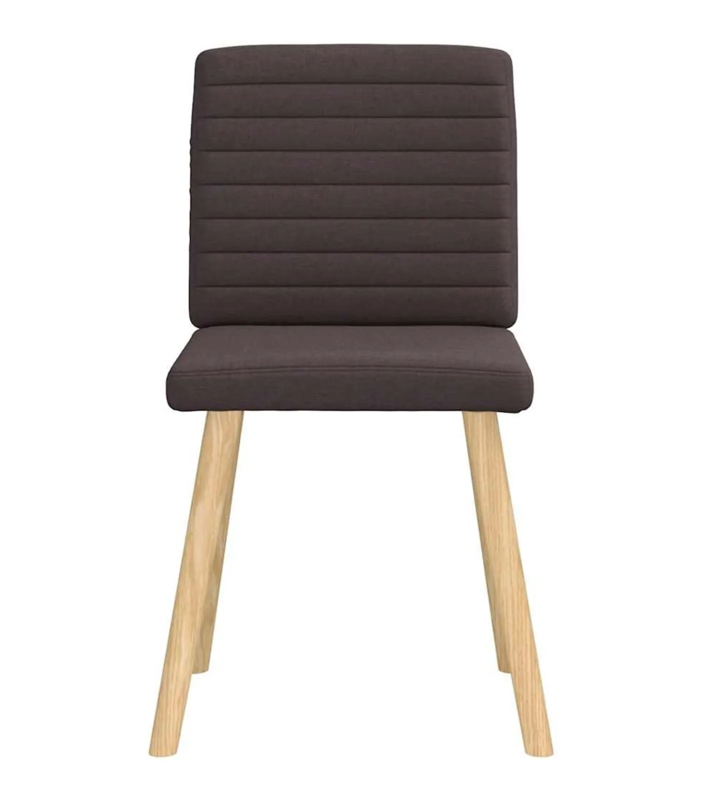 Clearance Eetkamerstoelen 4 st stof donkerbruin Stoelen