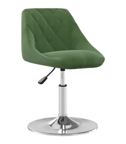 Sale Eetkamerstoelen draaibaar 2 st fluweel donkergroen Stoelen